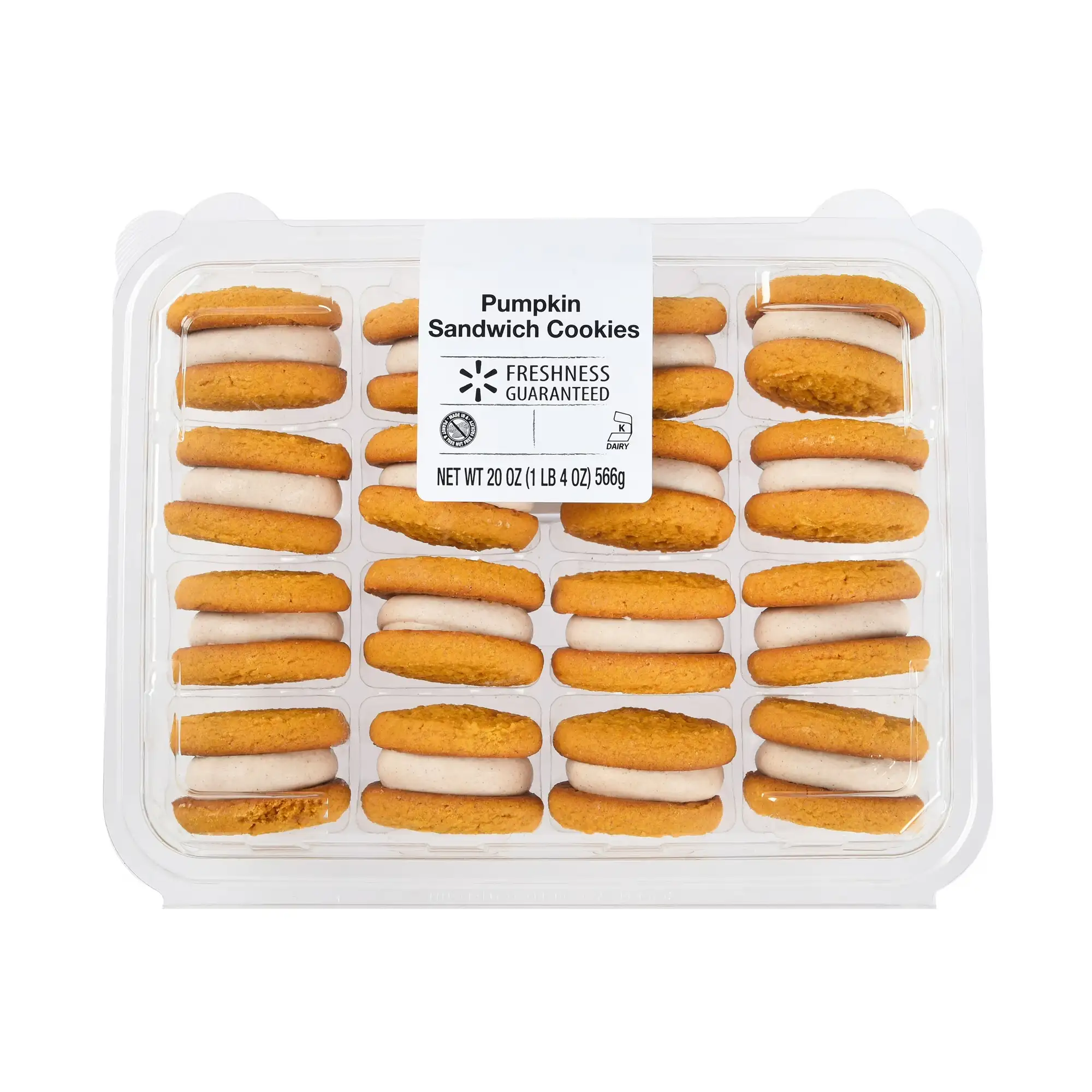 Freshness Guaranteed Pumpkin Sandwich Cookies 20 oz 16 Count