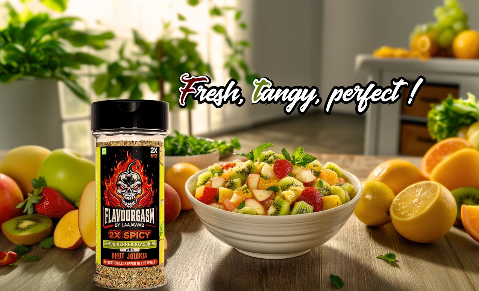 2X Spicy Lemon Pepper Seasoning 80Gm