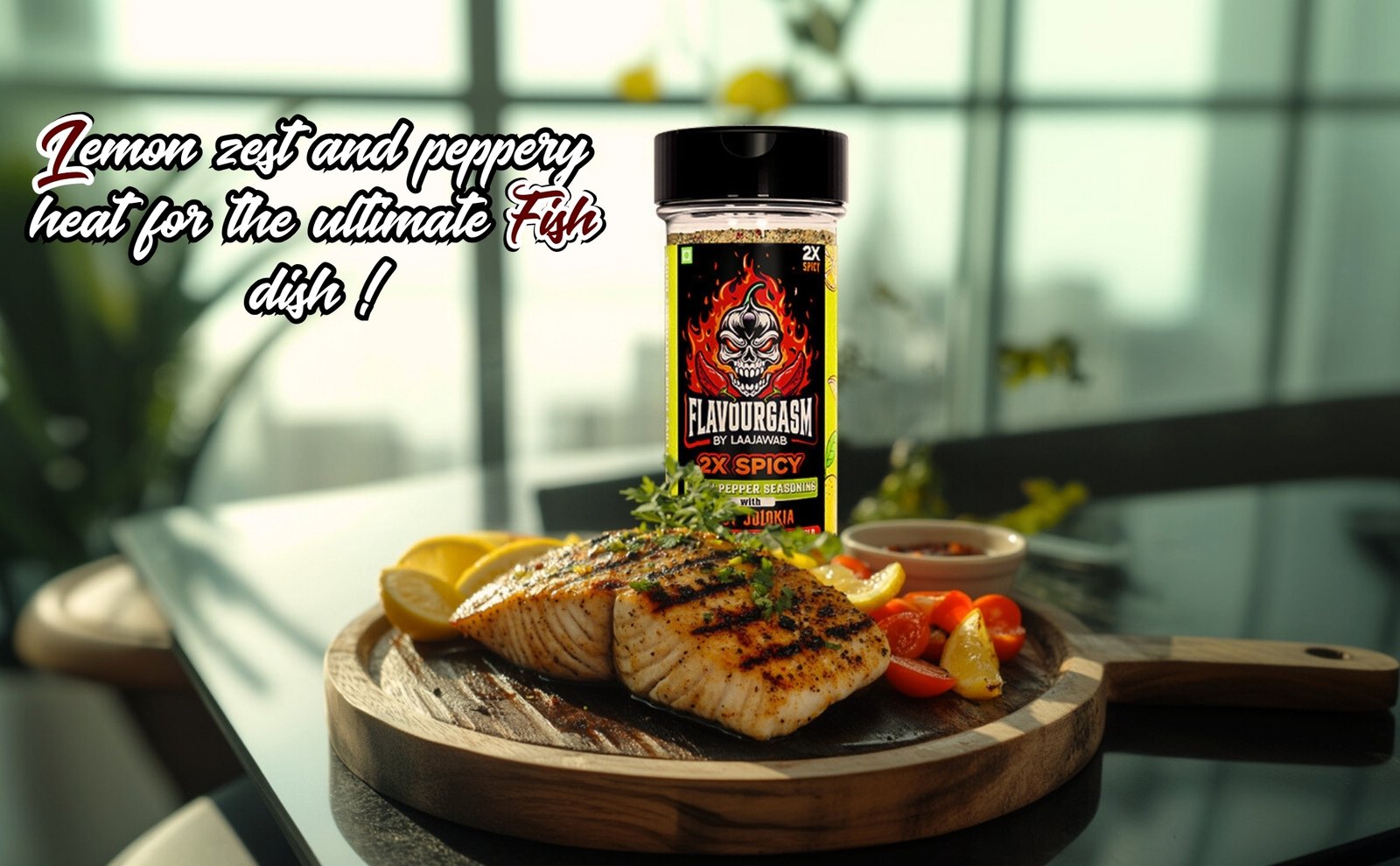 2X Spicy Lemon Pepper Seasoning 80Gm