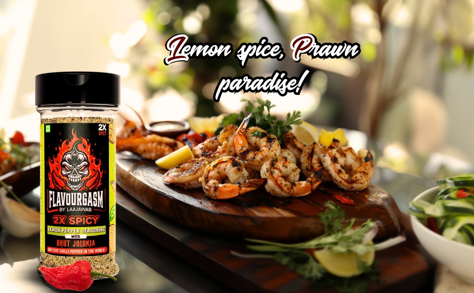 2X Spicy Lemon Pepper Seasoning 80Gm