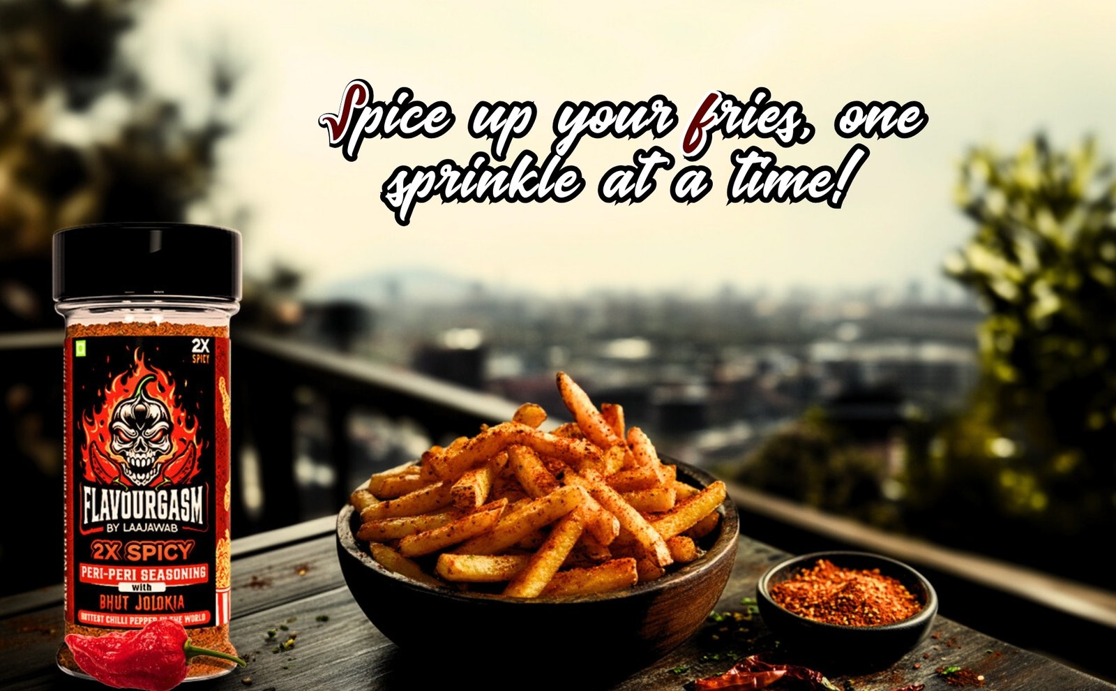 2X Spicy Peri Peri Seasoning 80Gm