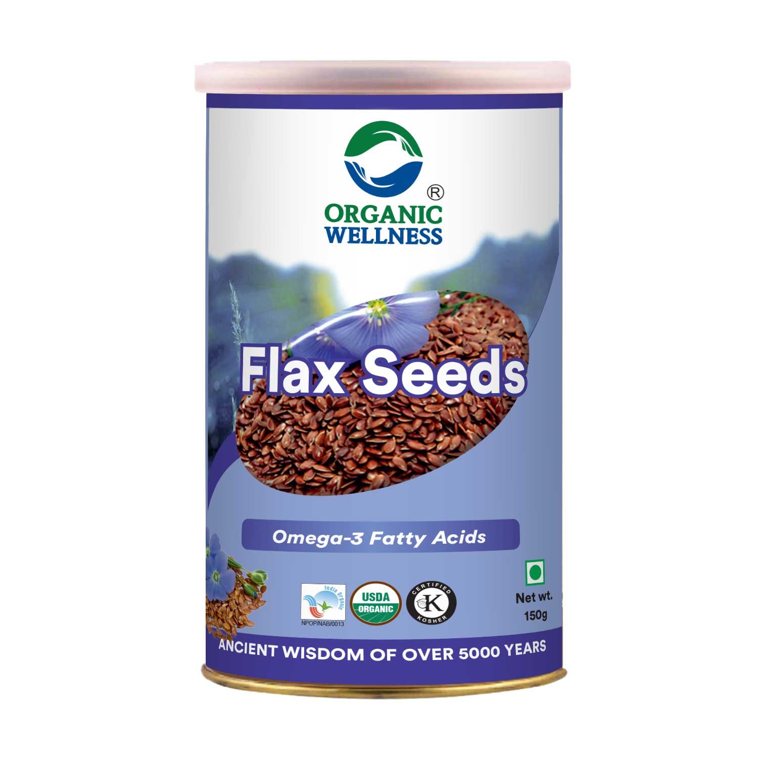 Organic wellness Flax seeeds 150gm