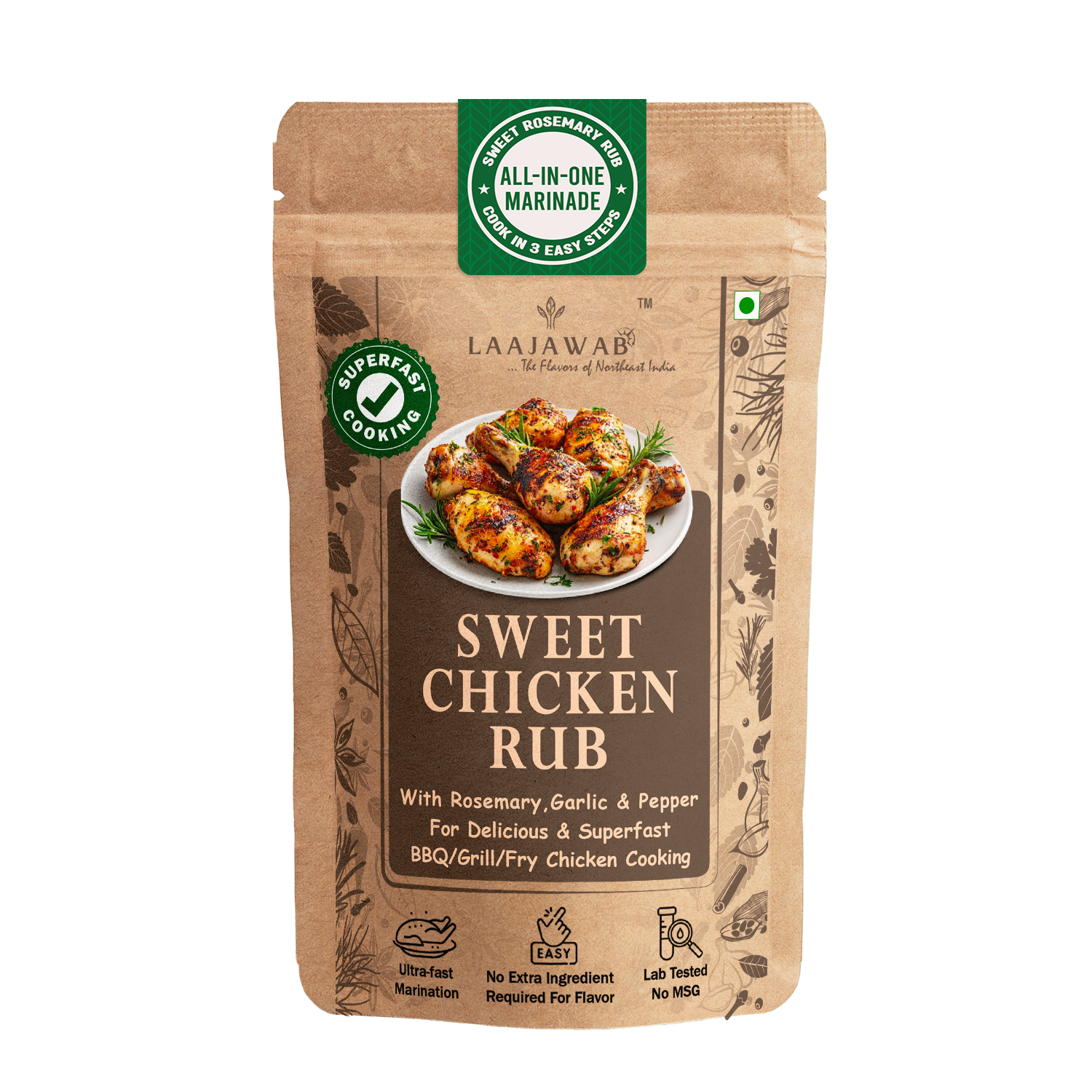 Sweet Chicken Rub With Rosemary 50Gm