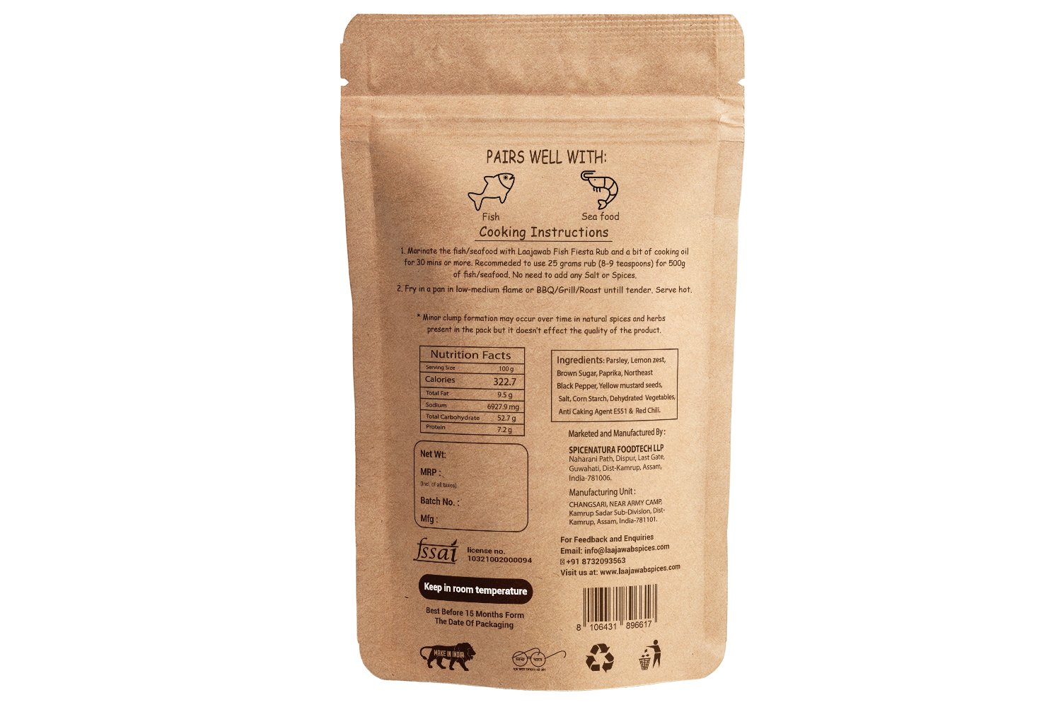 Fish Fiesta Rub 50Gm