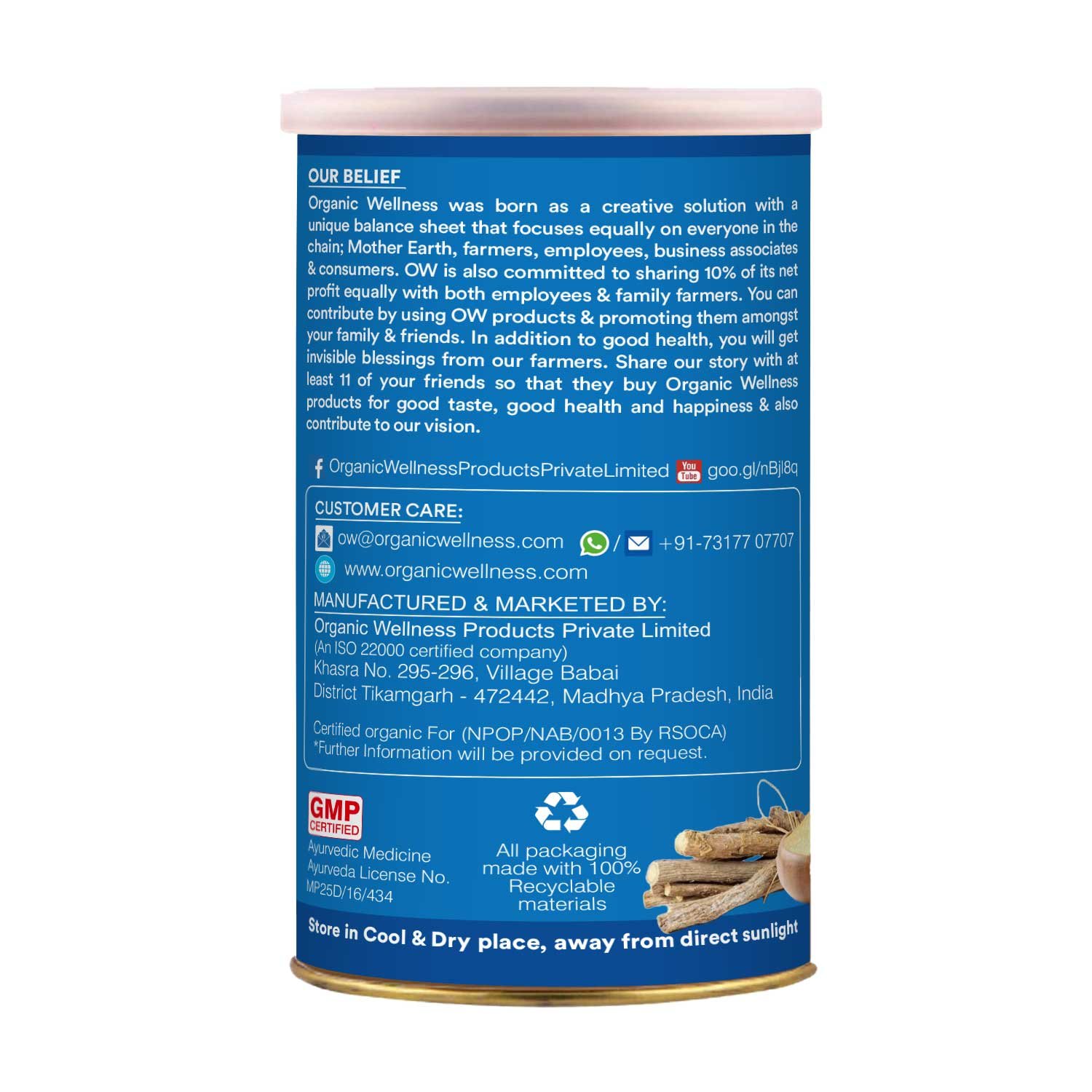 Organic wellness Licorice powder 100gm