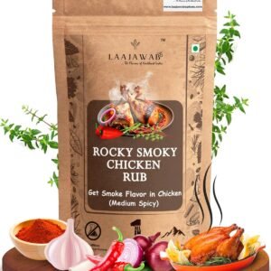 Smoky Chicken Marinade Rub With Robust Blend Of Smoked Paprika, Garlic, Onion, Thyme & Red Chilli Make Delicious Bbq Chicken In 3 Easy Steps, Get Smoke Flavor In Chicken Instantly, 130 Gram