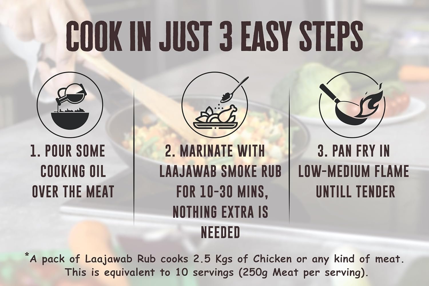 Smoky Chicken Marinade Rub With Robust Blend Of Smoked Paprika, Garlic, Onion, Thyme & Red Chilli Make Delicious Bbq Chicken In 3 Easy Steps, Get Smoke Flavor In Chicken Instantly, 130 Gram