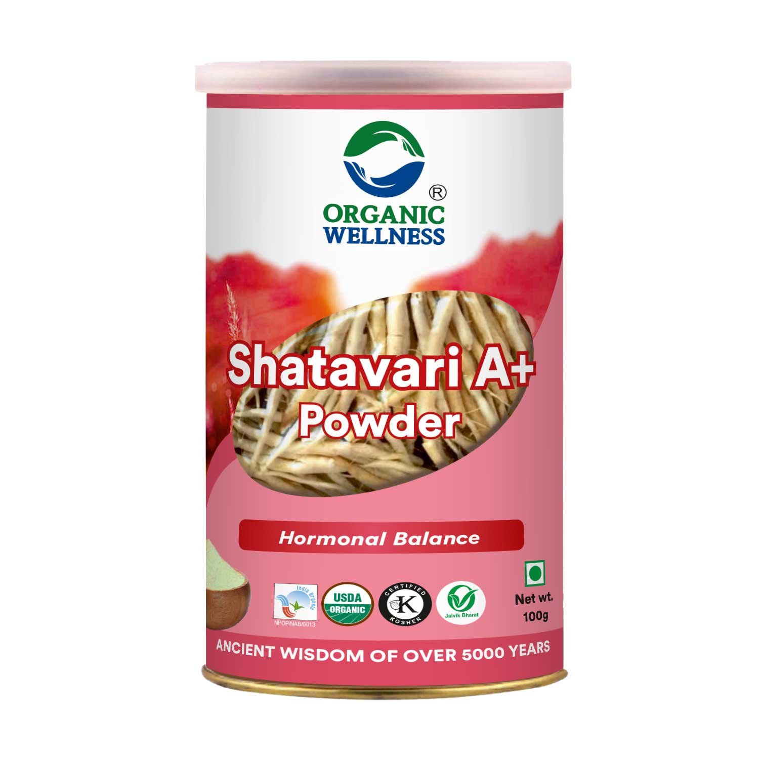 Organic wellness Shatavari powder 100gm