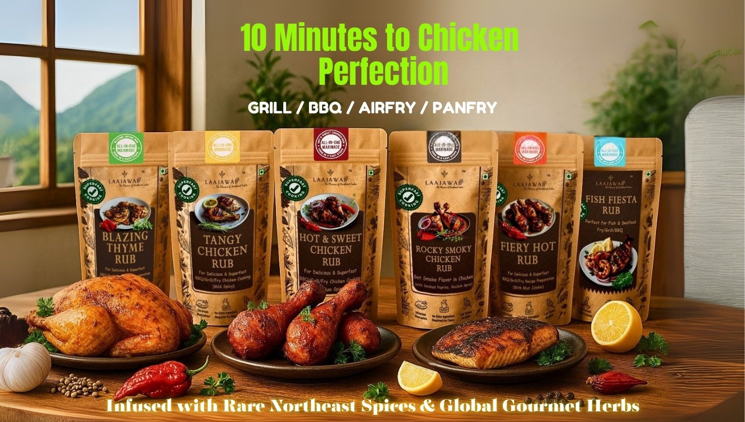 Rocky Smokey Chicken Rub 50Gm