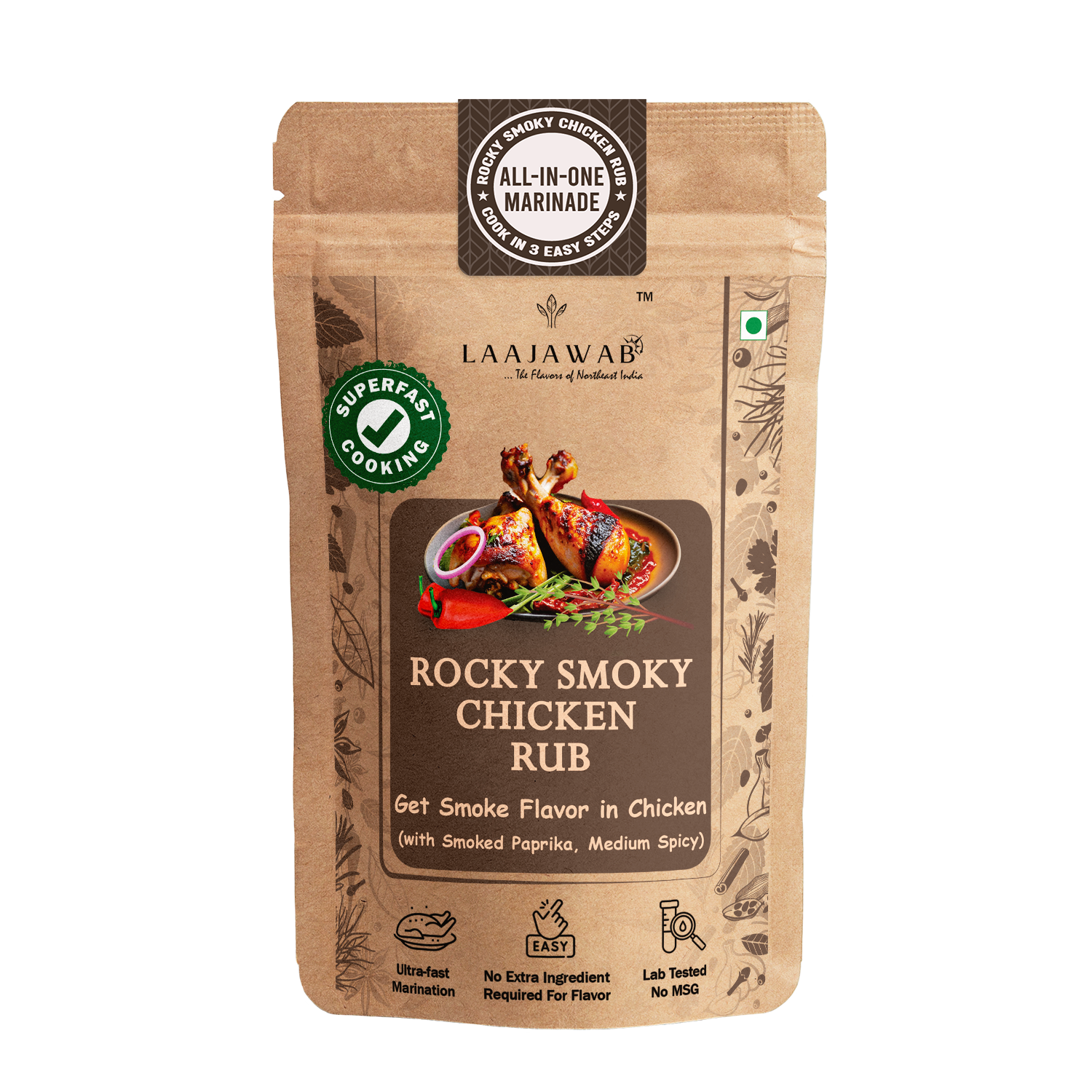 Rocky Smokey Chicken Rub 130Gm