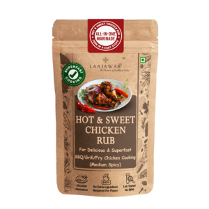 Hot & Sweet Chkn Rub With Bhut Jhalokia 130Gm